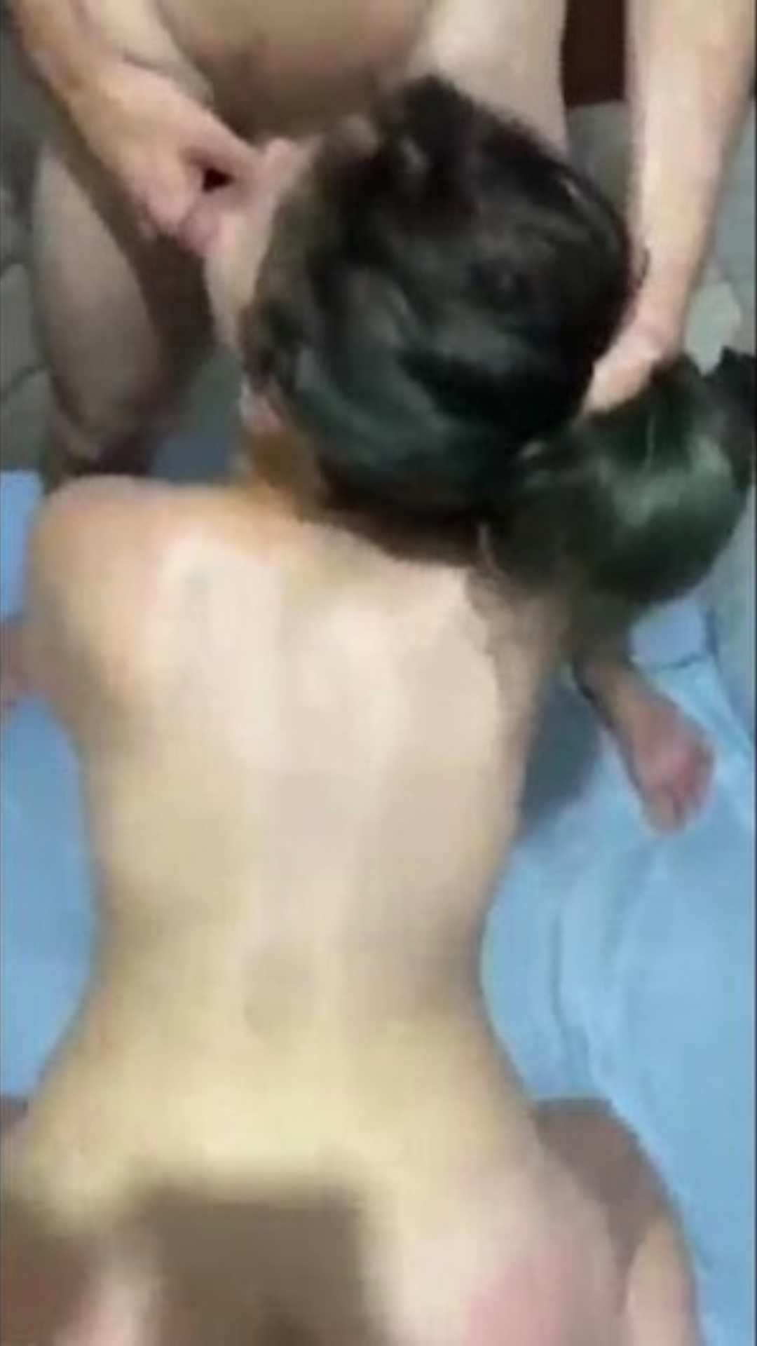 Bitch Sucking Her Husband While Single Fucks Her Pussy
